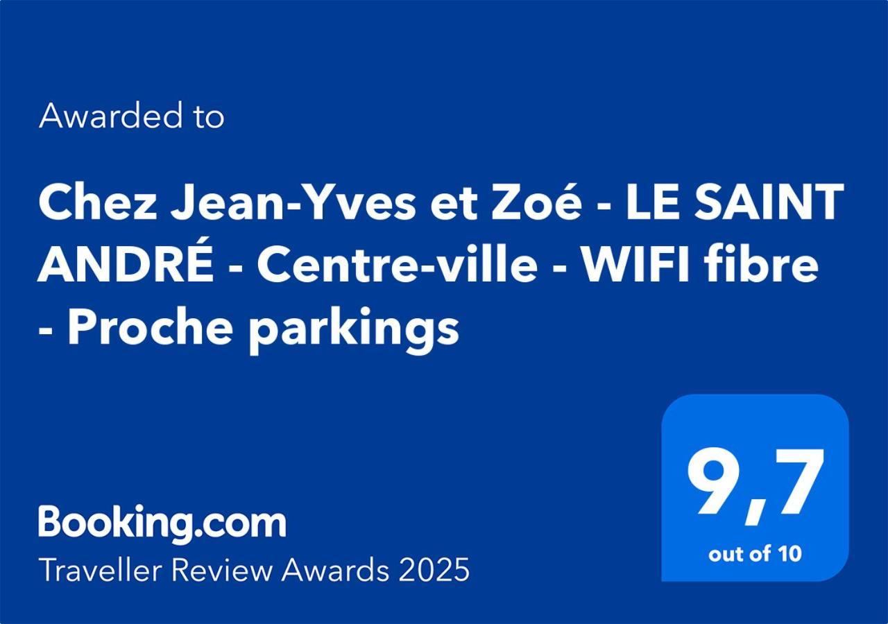 Chez Jean-Yves Et Zoe - Le Saint Andre - Au Calme, Tres Propre, Proche Parkings, Clim Apartment Niort Exterior photo
